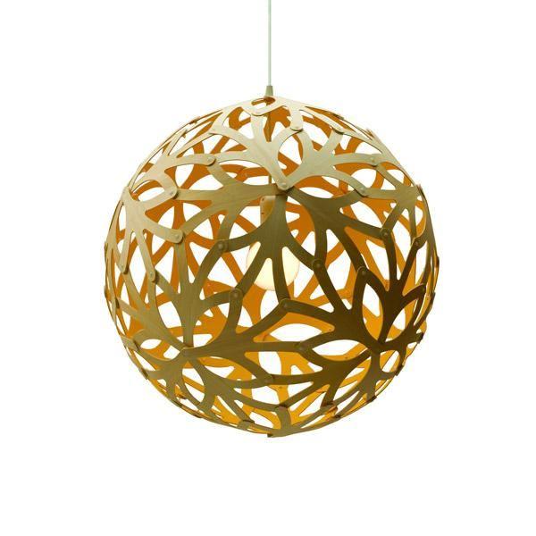 David Trubridge Floral Gul Taklampe