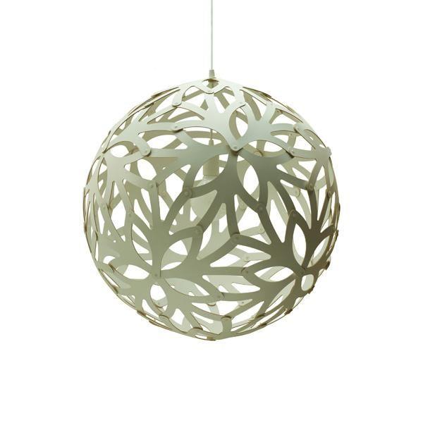 David Trubridge Floral Ø40 Blanc/Suspension Blanc