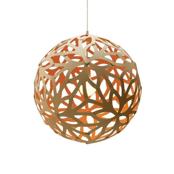 David Trubridge Floral Ø40 Orange Pendant