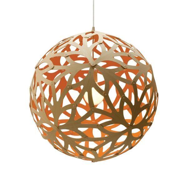 David Trubridge Floral Ø60 Orange Pendant