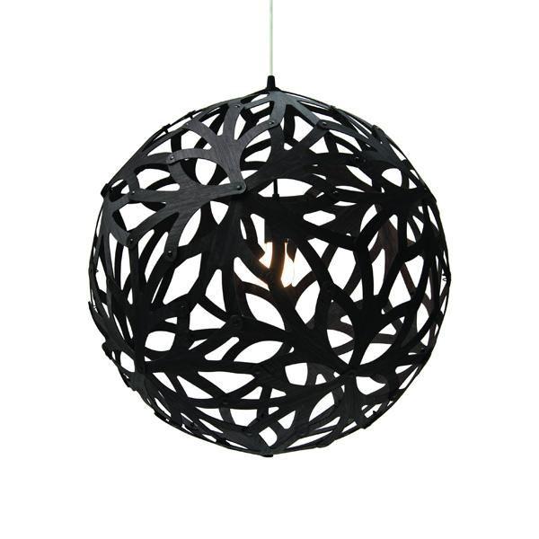 David Trubridge Suspension Floral Ø60 Noir