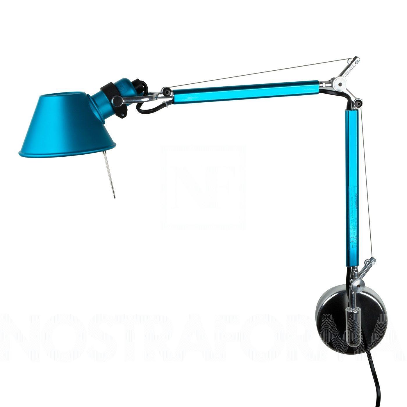 Artemide Tolomeo Micro Wandlampe Blau