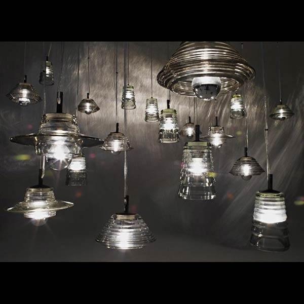 Tom Dixon Pressed Glass Pendel