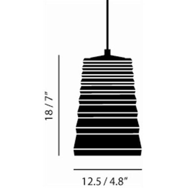 Tom Dixon Pressed Glass Tube Stregtegning