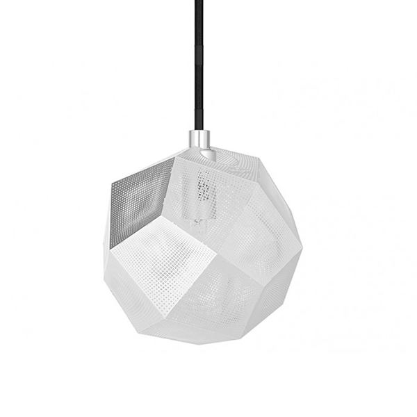 Tom Dixon Etch Mini Pendelleuchte Silber