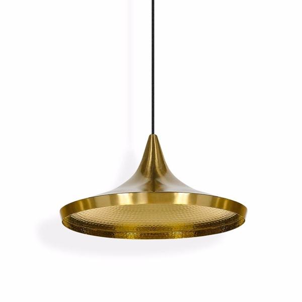 Tom Dixon Beat Pendel Wide Messing LED