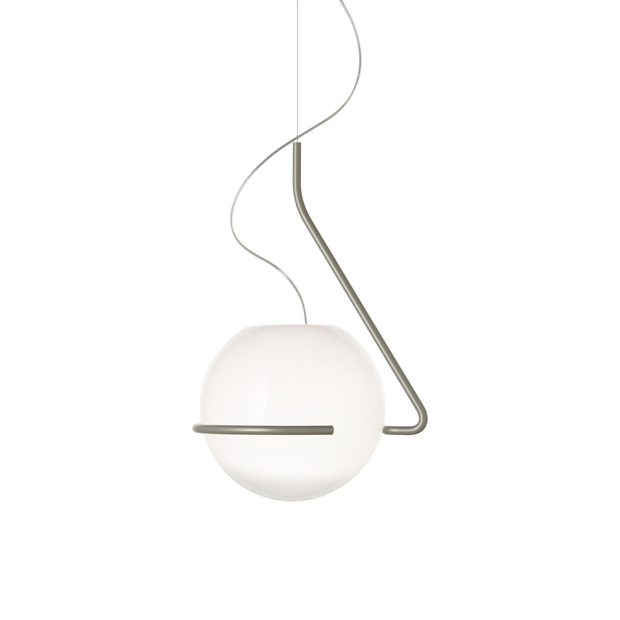 Foscarini Tonda Pendant Large Titanium/ White