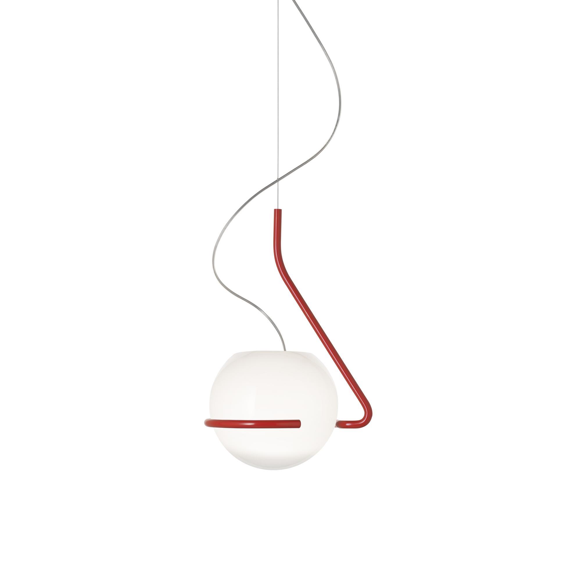 Foscarini Tonda Pendant Small Orange/ White