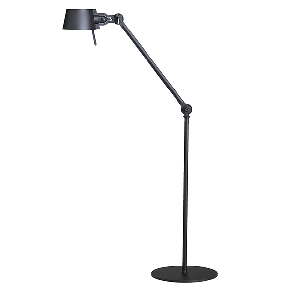 Tonone Bolt Golvlampa Enarmad R&ouml;kt Svart