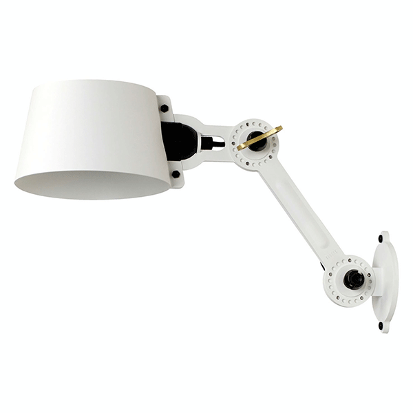 Tonone Bolt Wandlampe, seitliche Montage, Klein, Reines Weiß