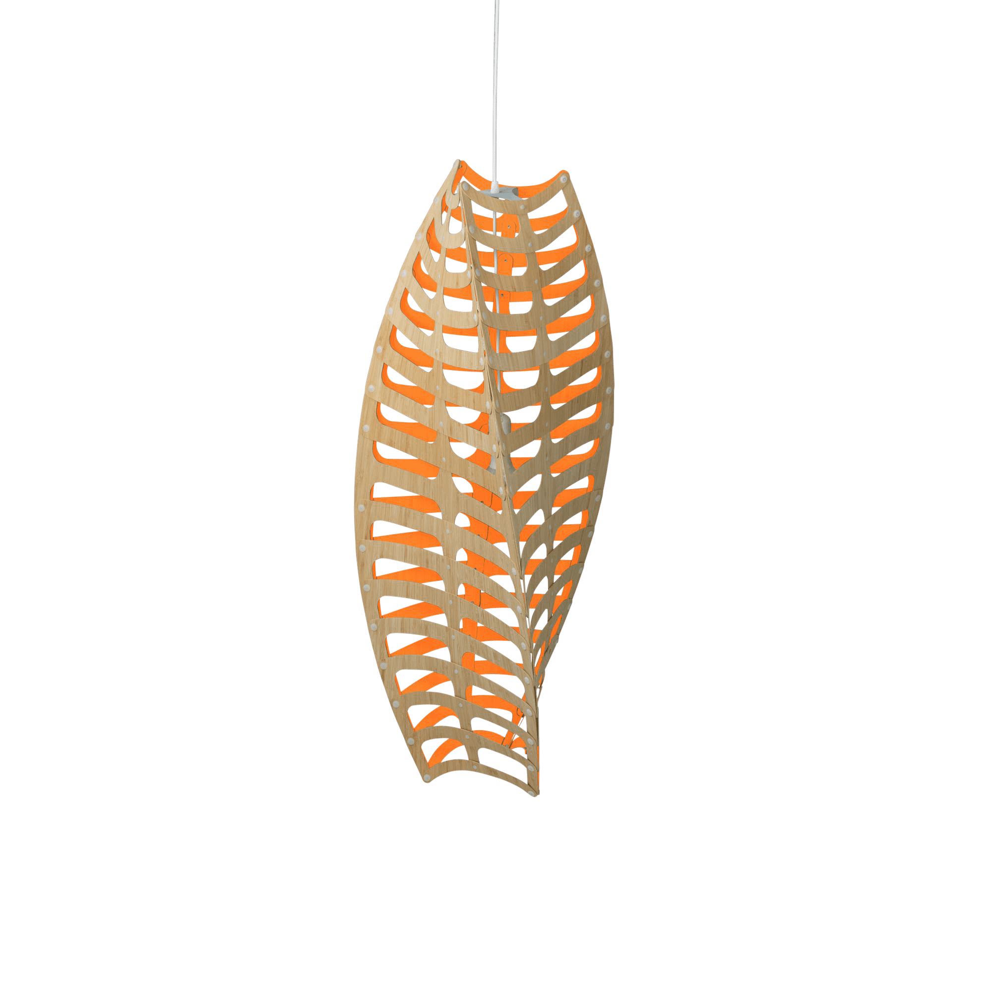 David Trubridge Toru Pendant Orange