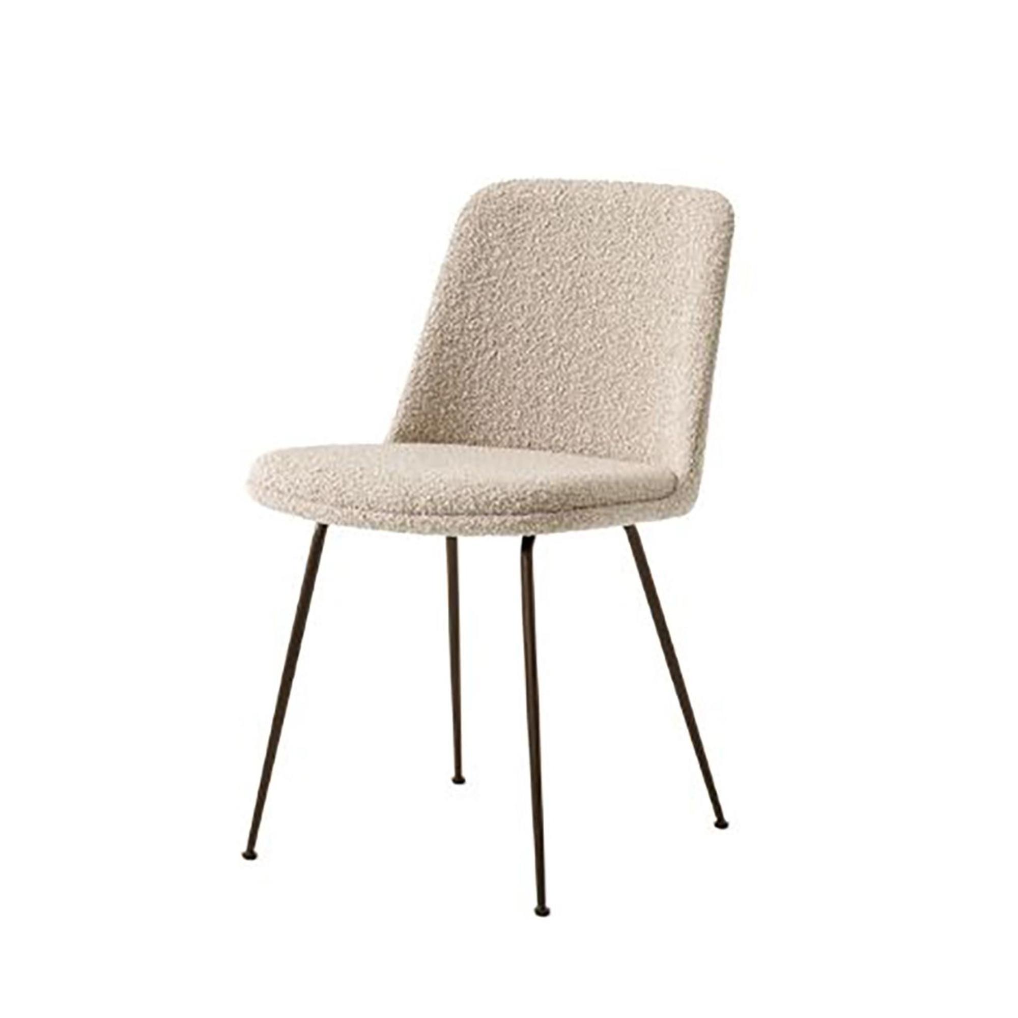 &Tradition Rely Dining Chair HW9 Upholstered Karakorum 003/ Bronze