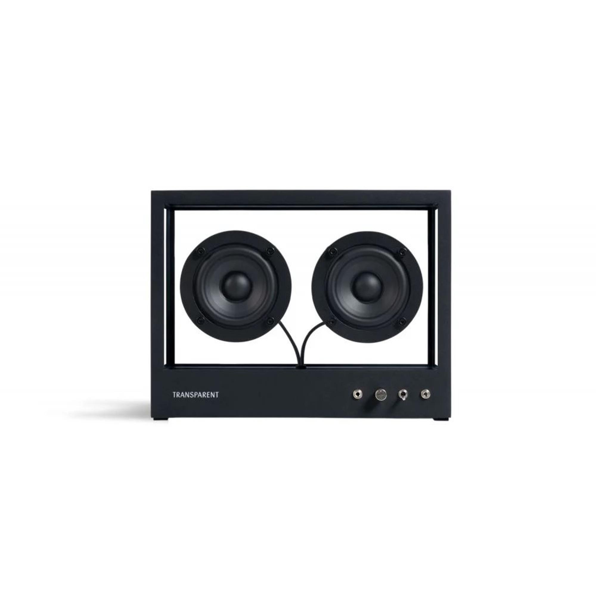 Transparent Speaker Small Black