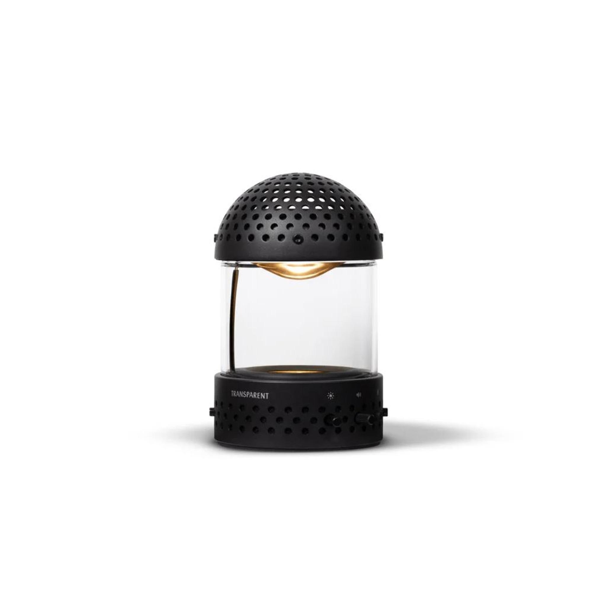 Transparent Light Speaker Black
