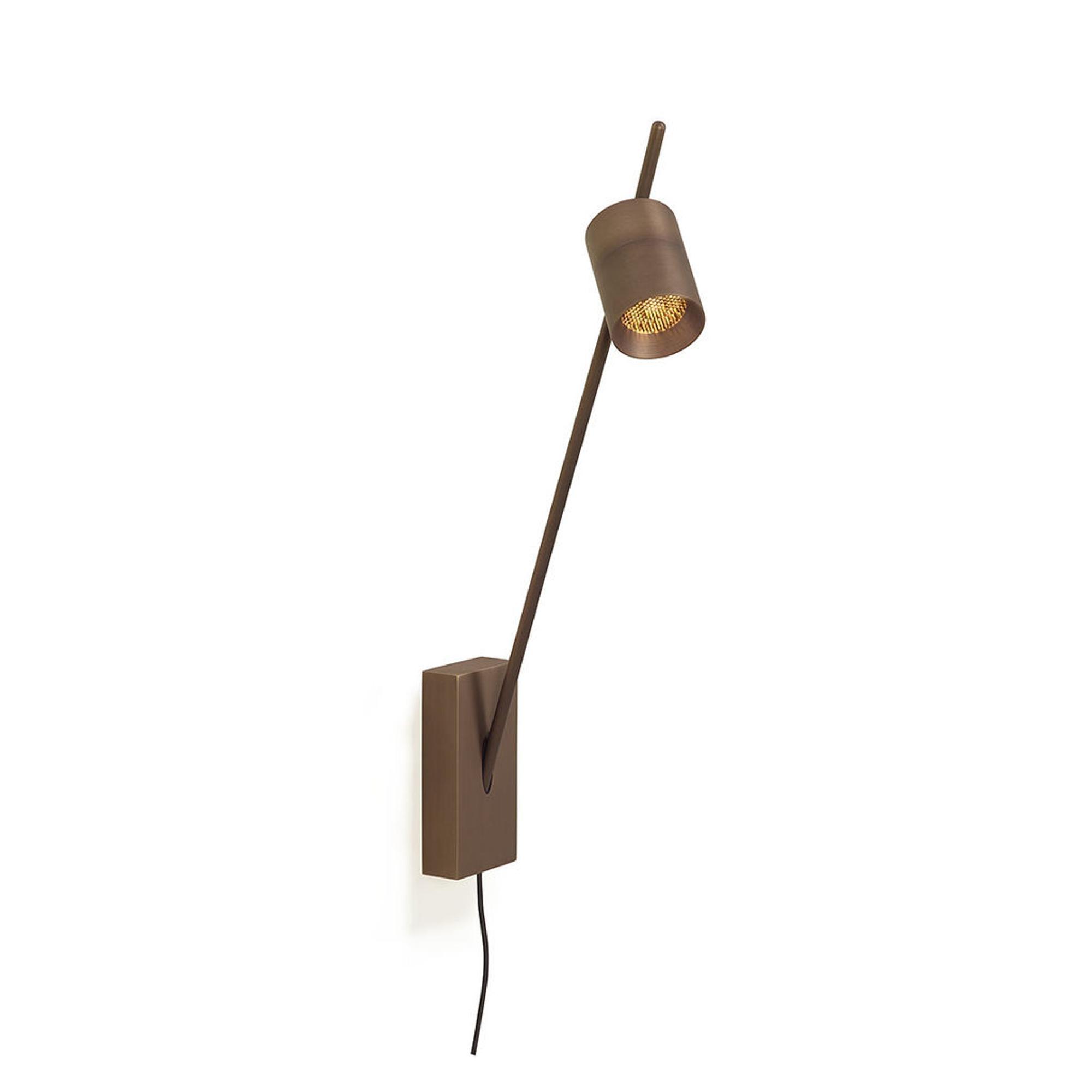 Trizo 21 Aude-Wall L Honeycomb Wall Lamp With Cord Bronze