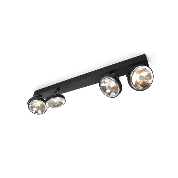 Trizo 21 PIN-UP 4 Spot- & Loftslampe Sort