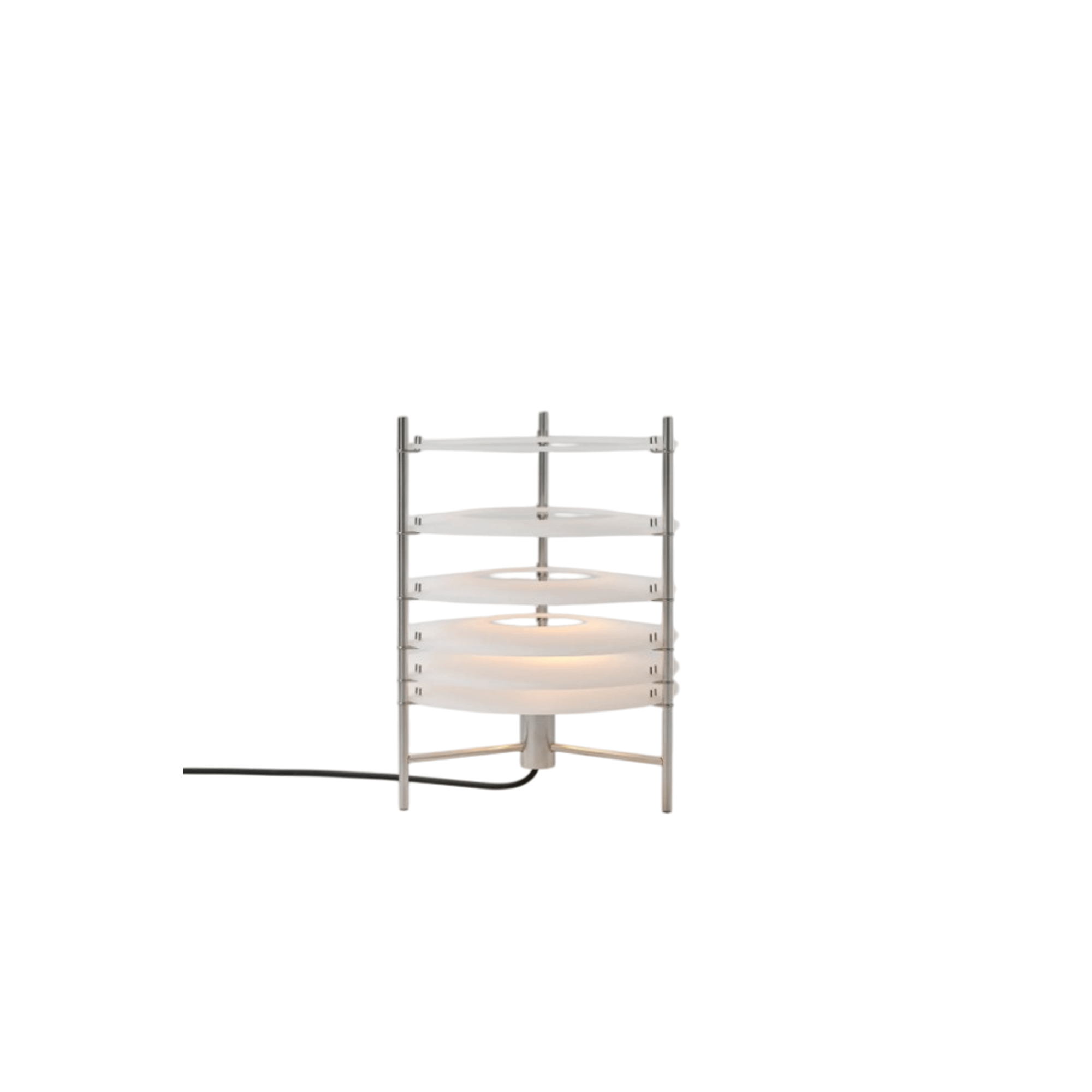 Parachilna Topuro Tafellamp Klein Roestvrij Staal/Acryl