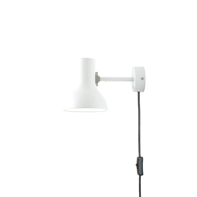 Bilde av Anglepoise Type 75 Mini Vegglampe Med Kabel Apline Hvit