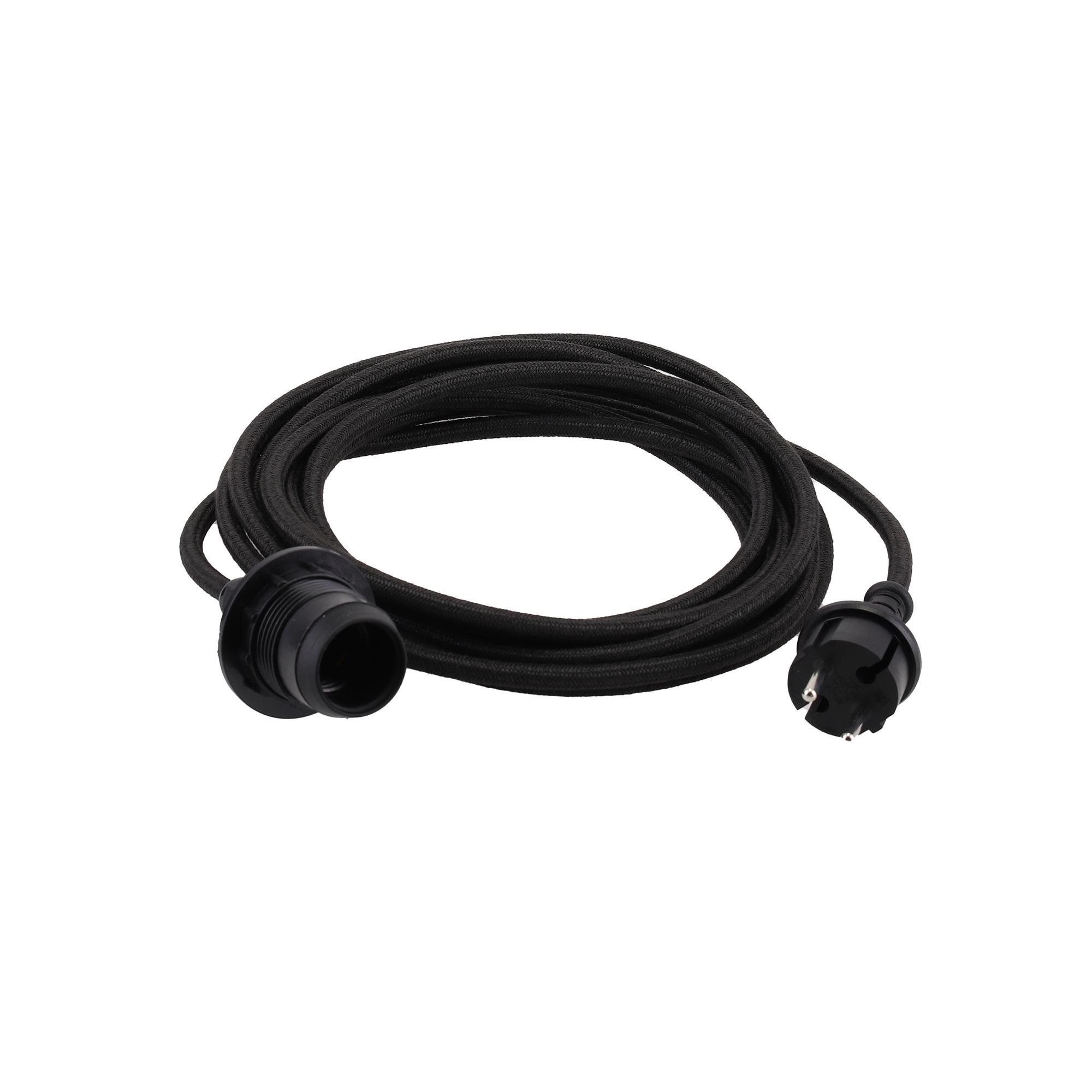 Watt & Wick Outdoor Cable Set For E27 Black