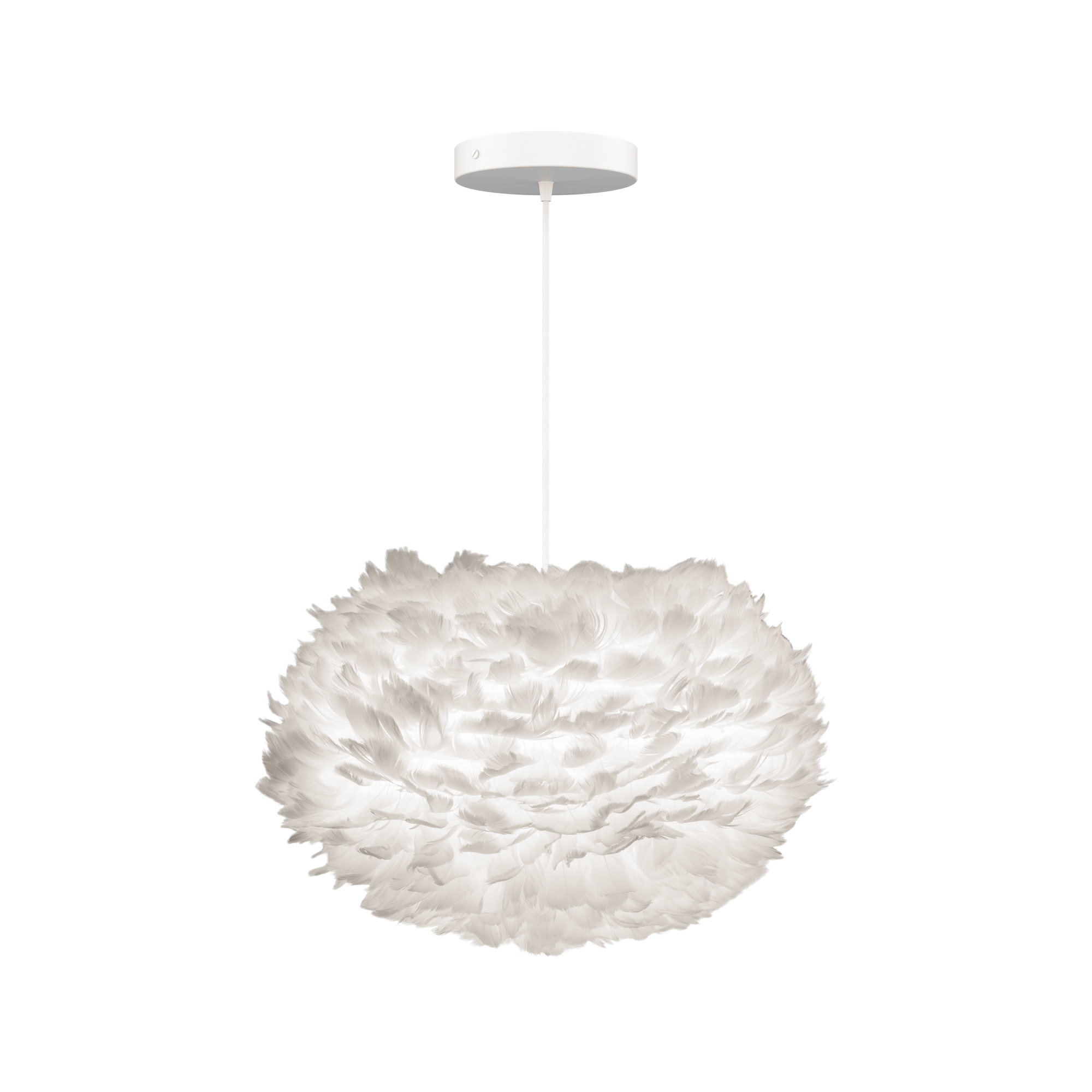 Umage Eos Pendelleuchte mit Baldachin Medium Weiß
