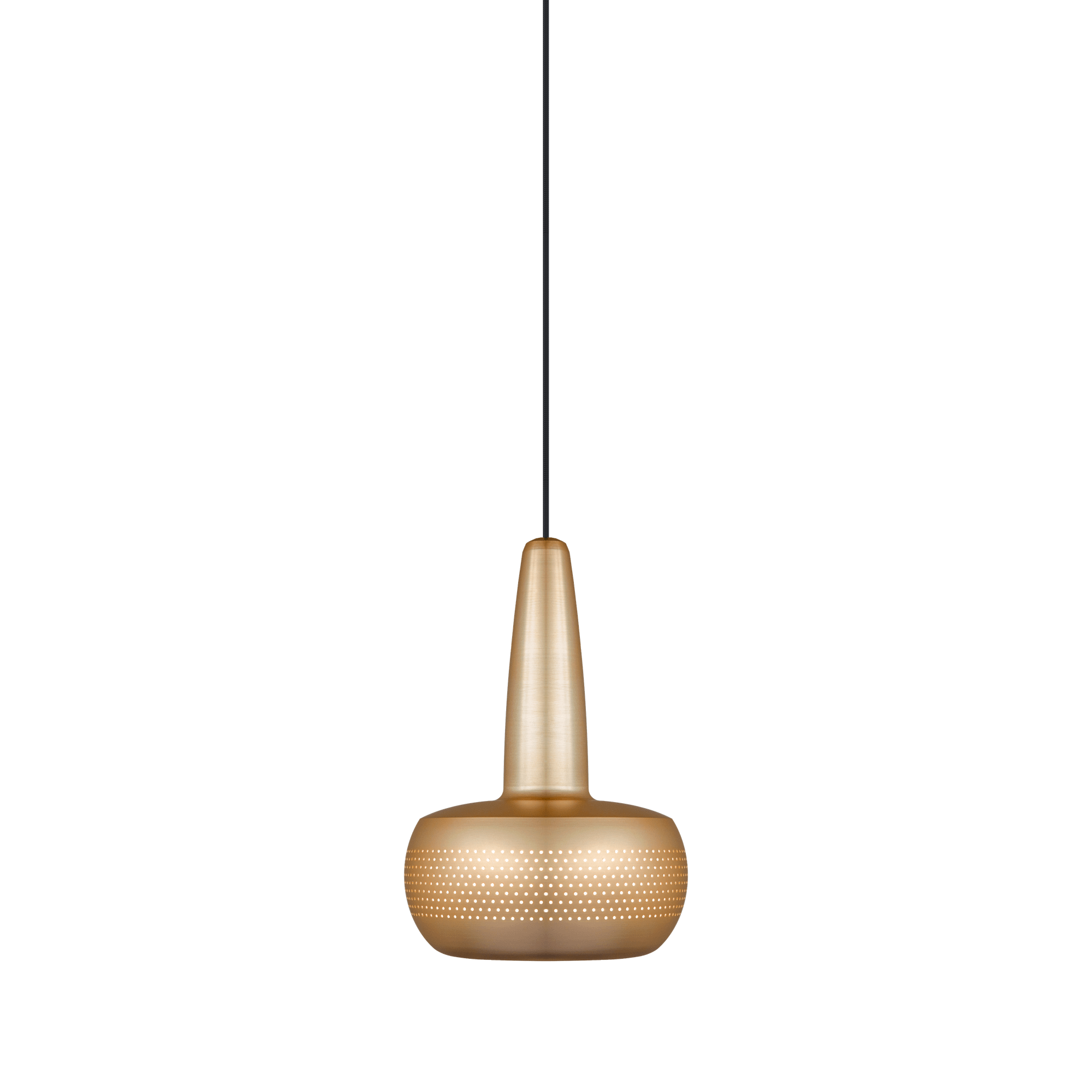 Umage Clava Pendant with Rosette Brushed Brass/ Black