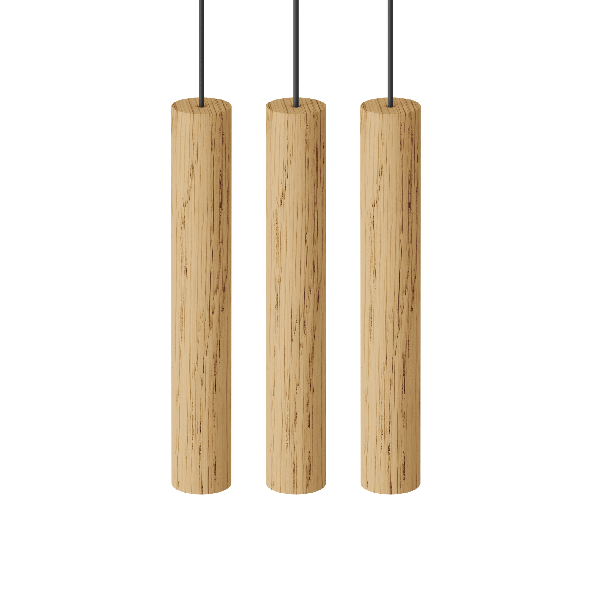 Umage Chimes 3 Cluster Pendant Oak