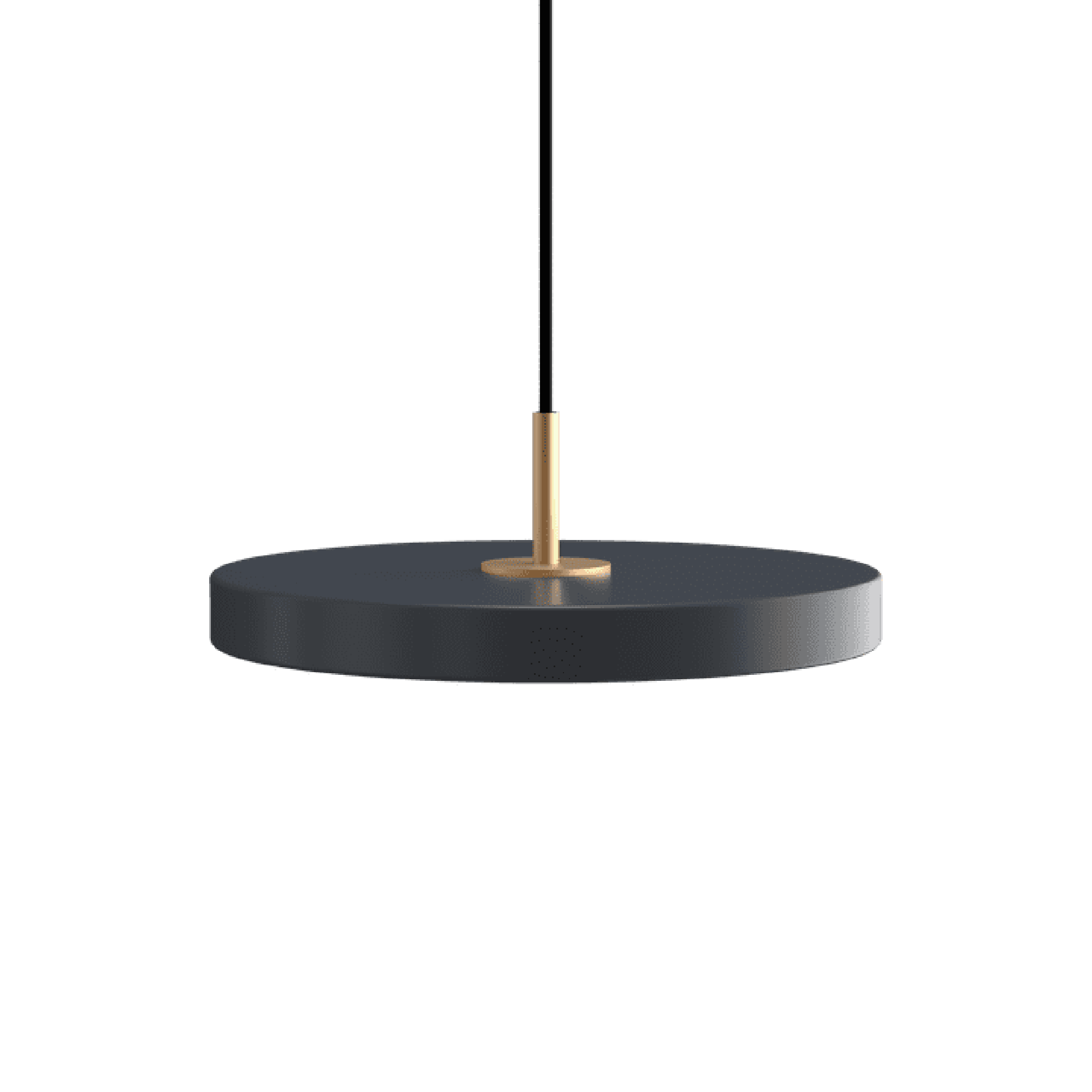 Umage Asteria Plus Mini Pendant Anthracite Grey/ Brass