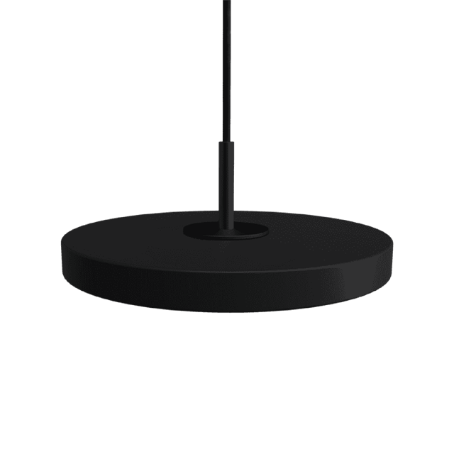 Umage Asteria Micro Taklampe Med Dimmer Sort/ Sort Topp