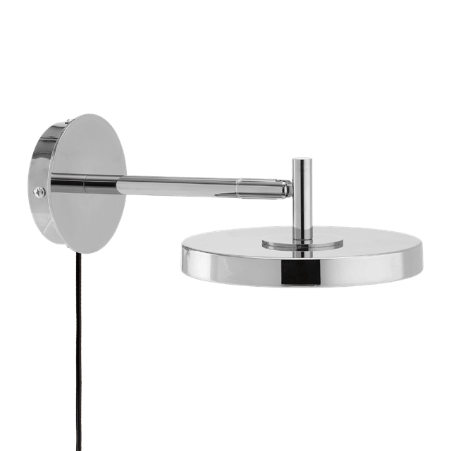 Umage Asteria Vägglampa Kort Polerat Stål