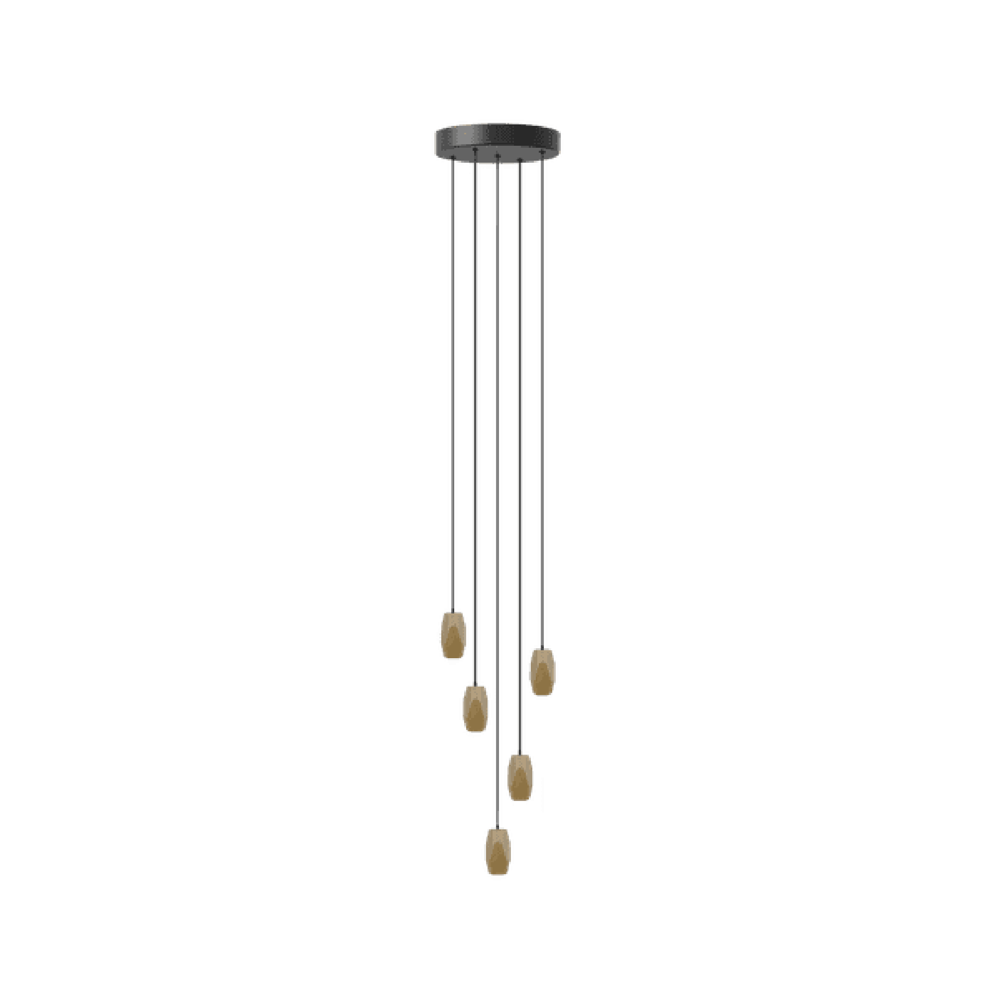 Umage Brighter Days Hexa Lampadario con Cluster 5 in Ottone