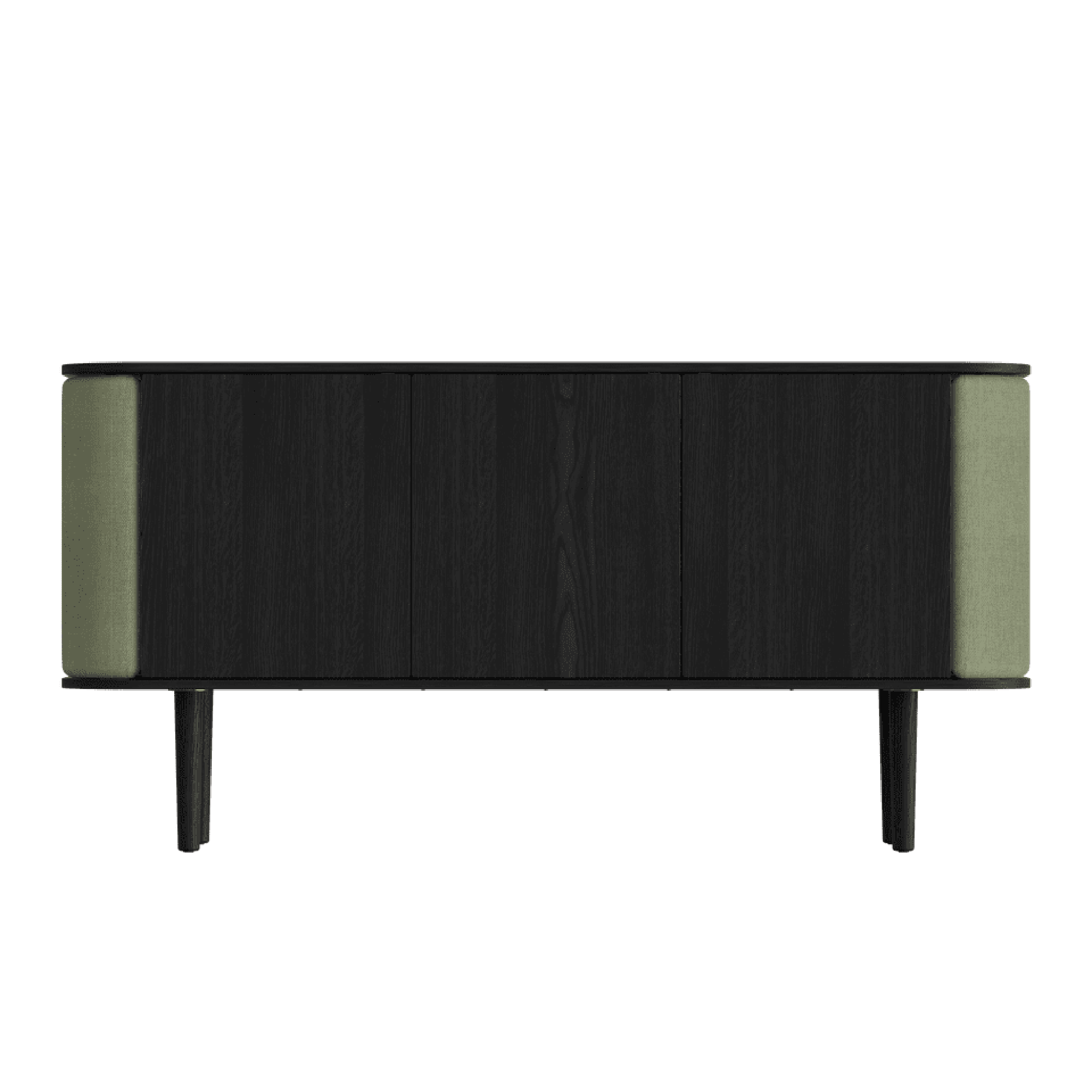 Umage Treasures Kabinet Med 3 Døre Sort Eg/Morning Meadows