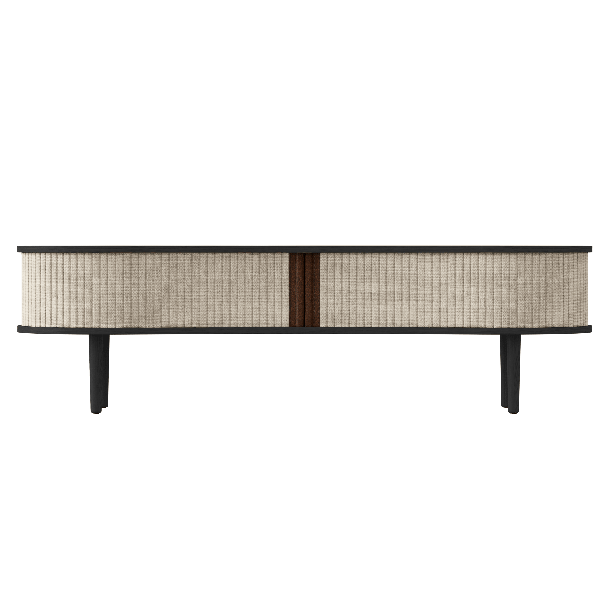 Umage Audacious TV Bench Black Oak/White Sands