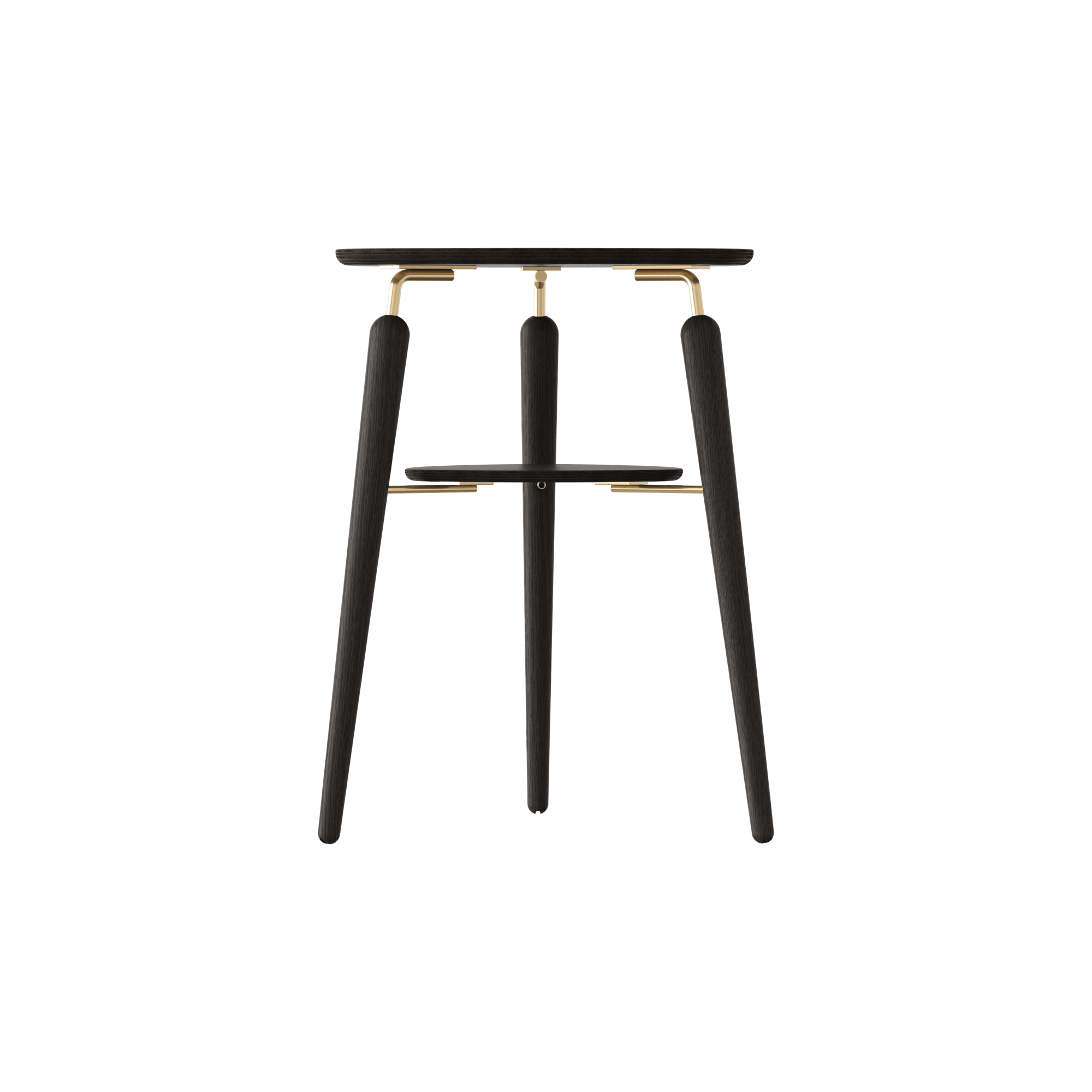 Umage My Spot Side Table Black Oak/ Brass