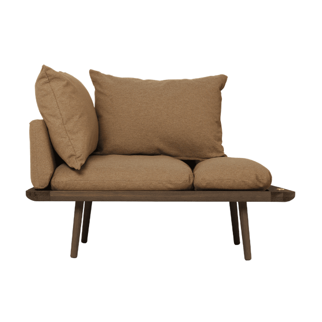 Umage Lounge Around 1½-seater Sofa Mørk Eg/sugar Brown