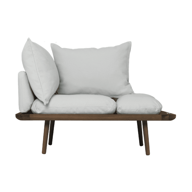 Umage Lounge Around 1½-seater Sofa Mørk Eg/sterling