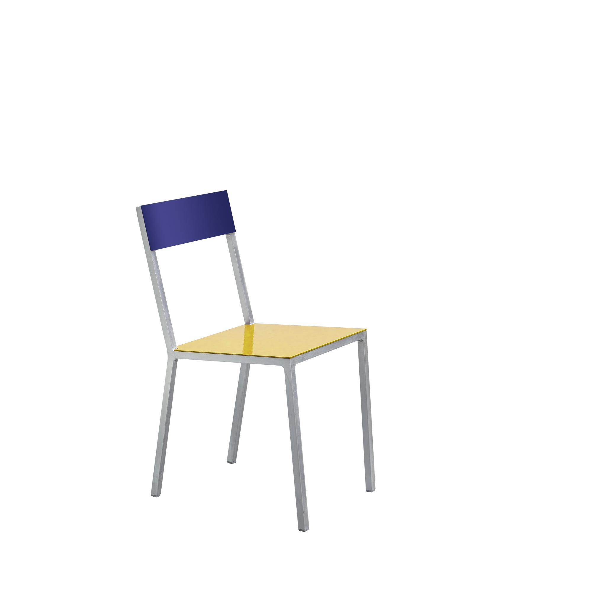 Sedia da Pranzo Valerie Objects Alu Blu Candy