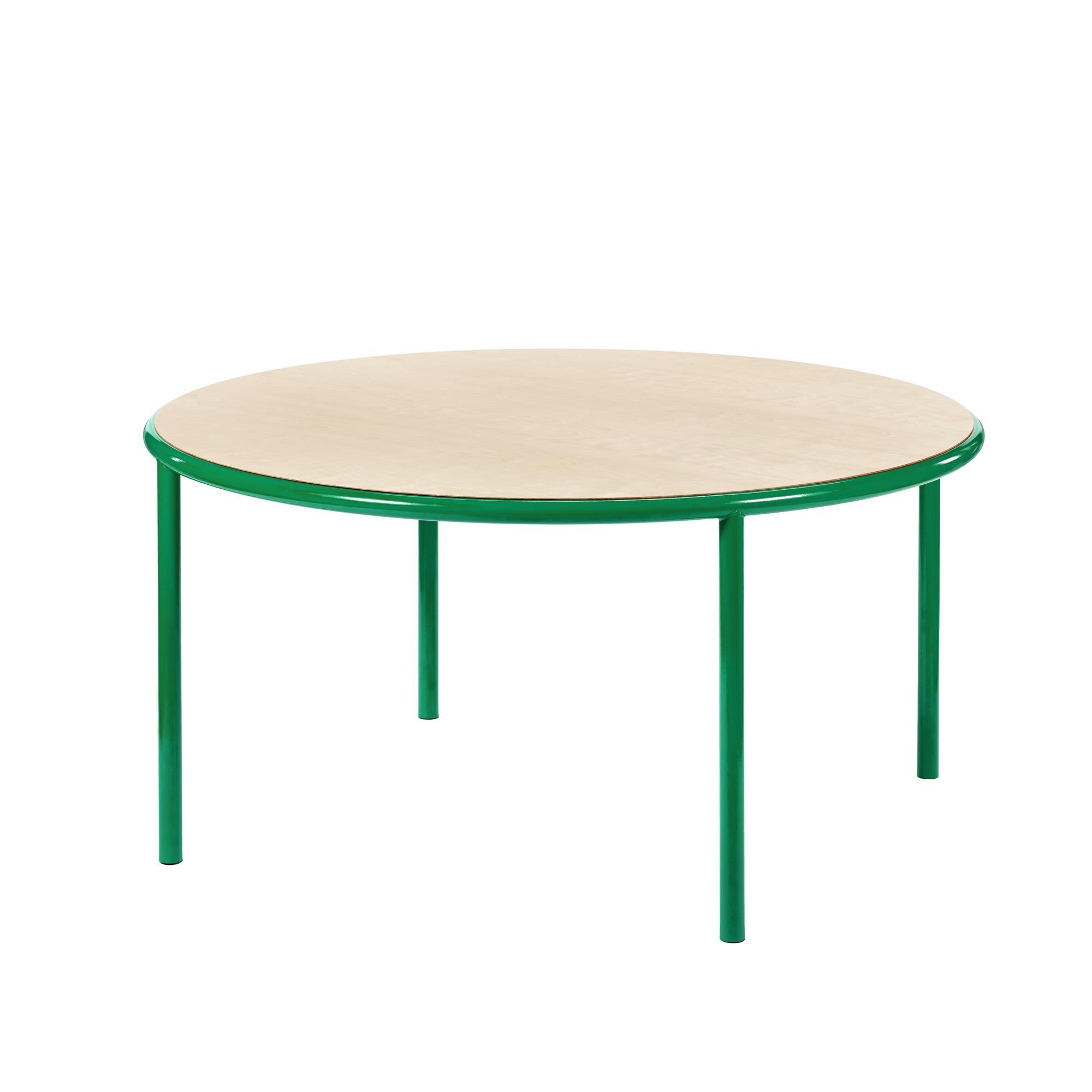 Valerie Objects Wooden Table de Salle à Manger Ø150 Vert/Bouleau