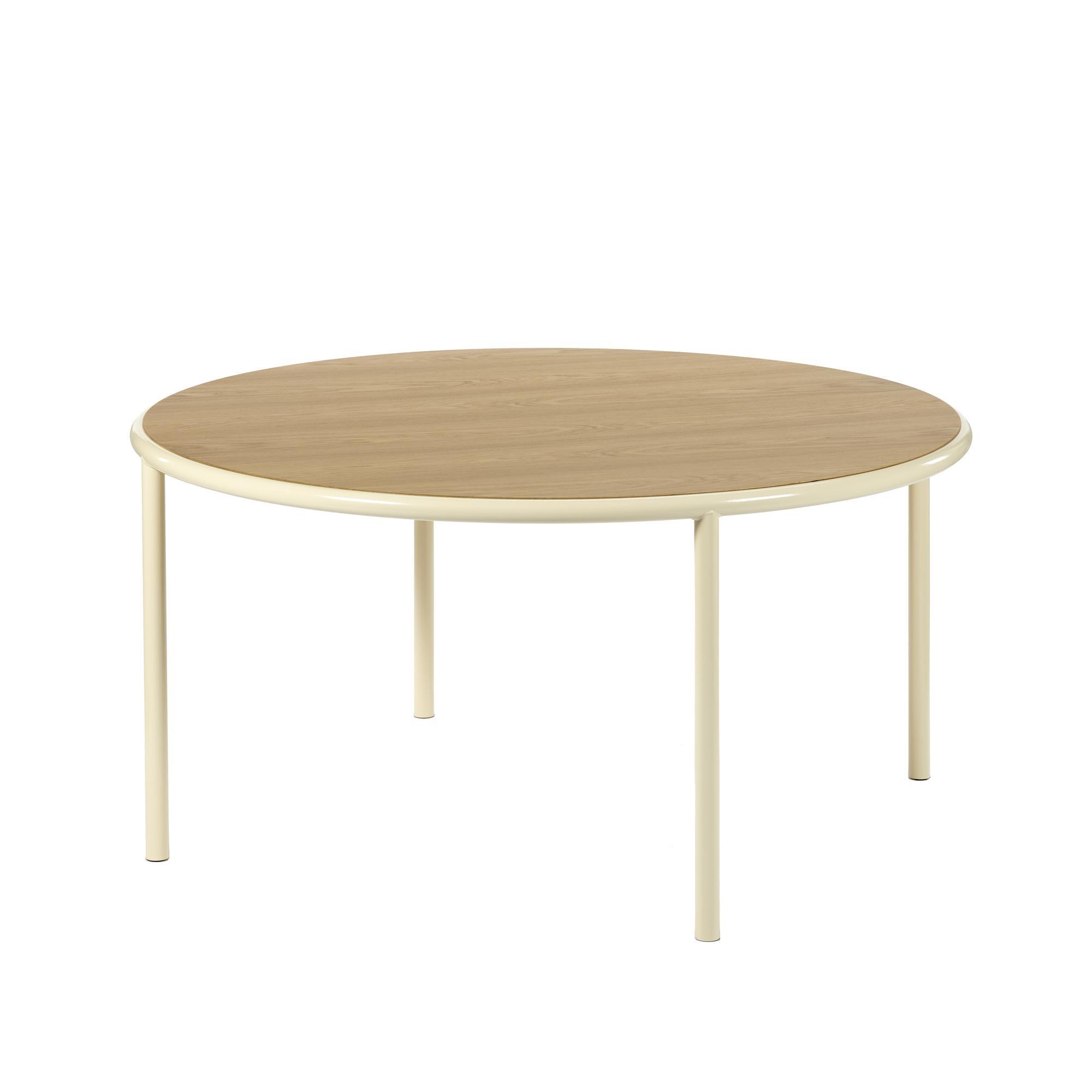 Valerie Objects Wooden Dining Table Ø150 Ivory/Oak