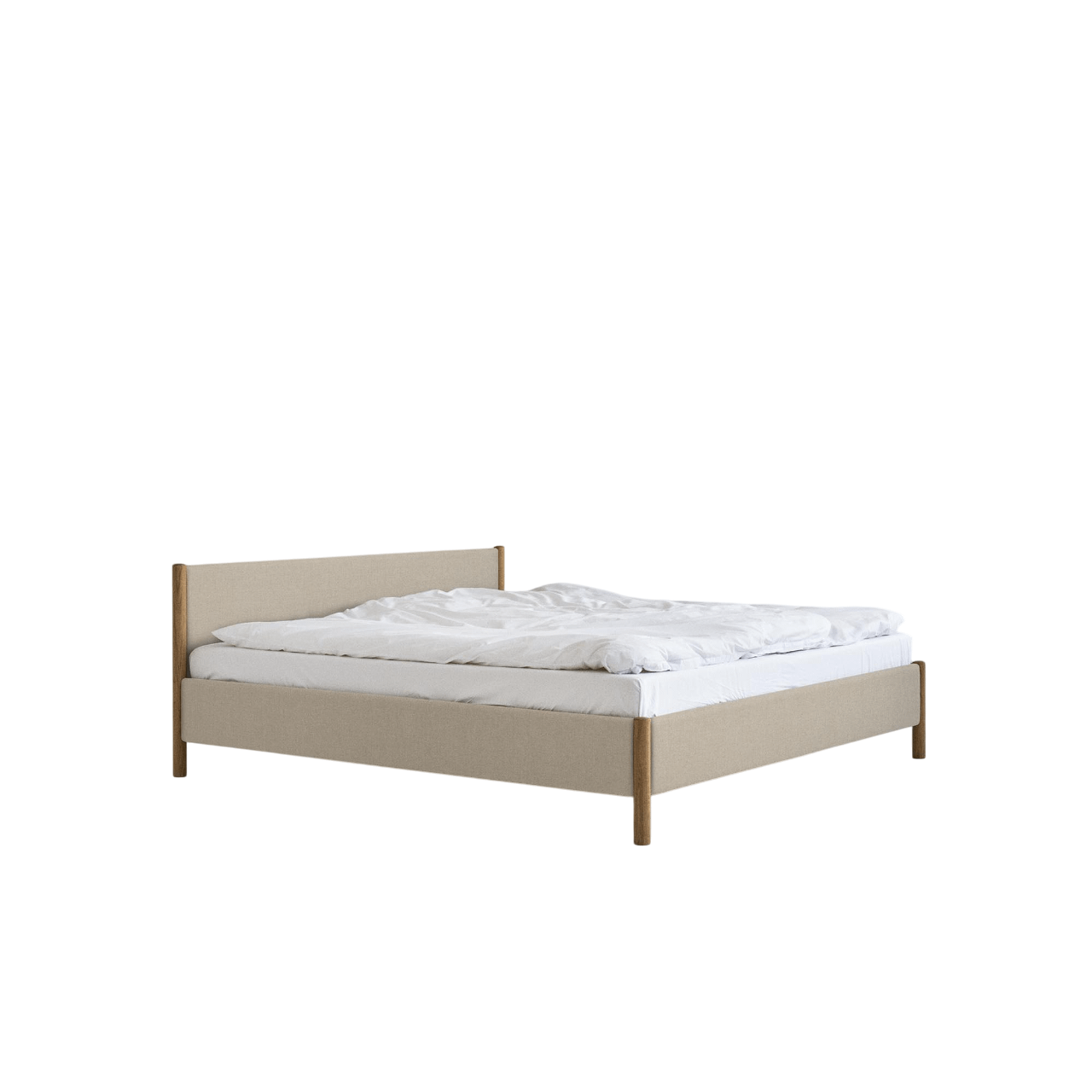 Rye Sleep Veng Bedframe 140x210 Klei/Geolied Eiken