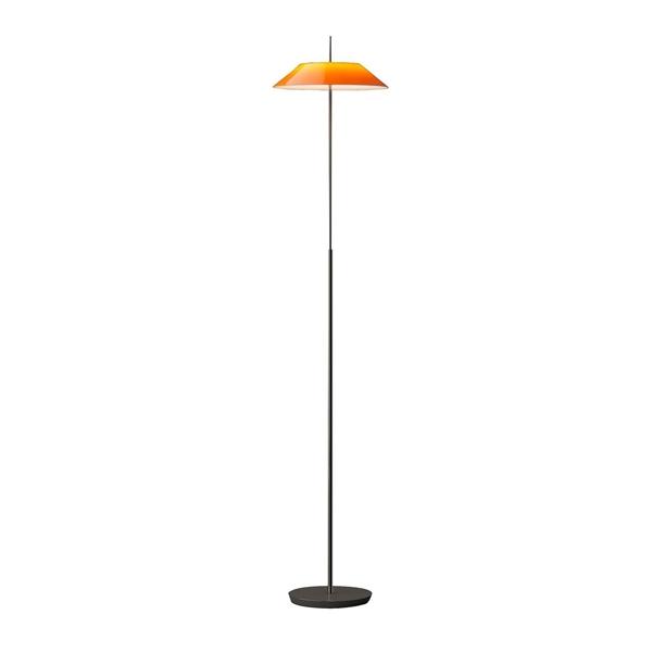 Vibia Mayfair Vloerlamp Blanco Oranje en Zwart