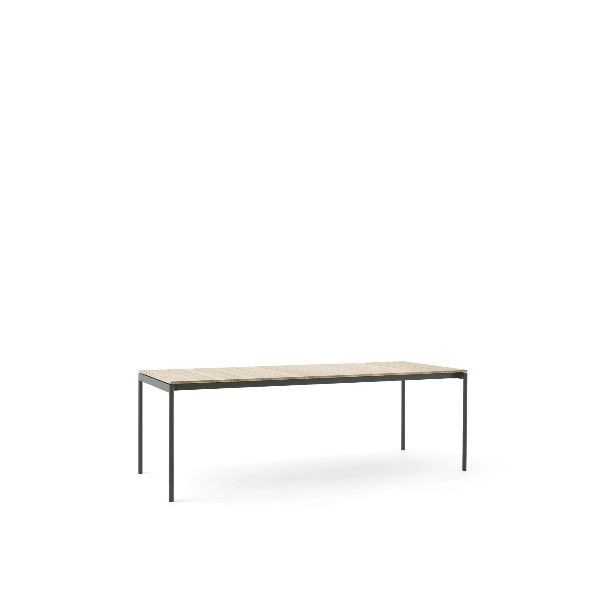 &Tradition Ville AV26 Outdoor Dining Table Large 220x90 Bronze Green