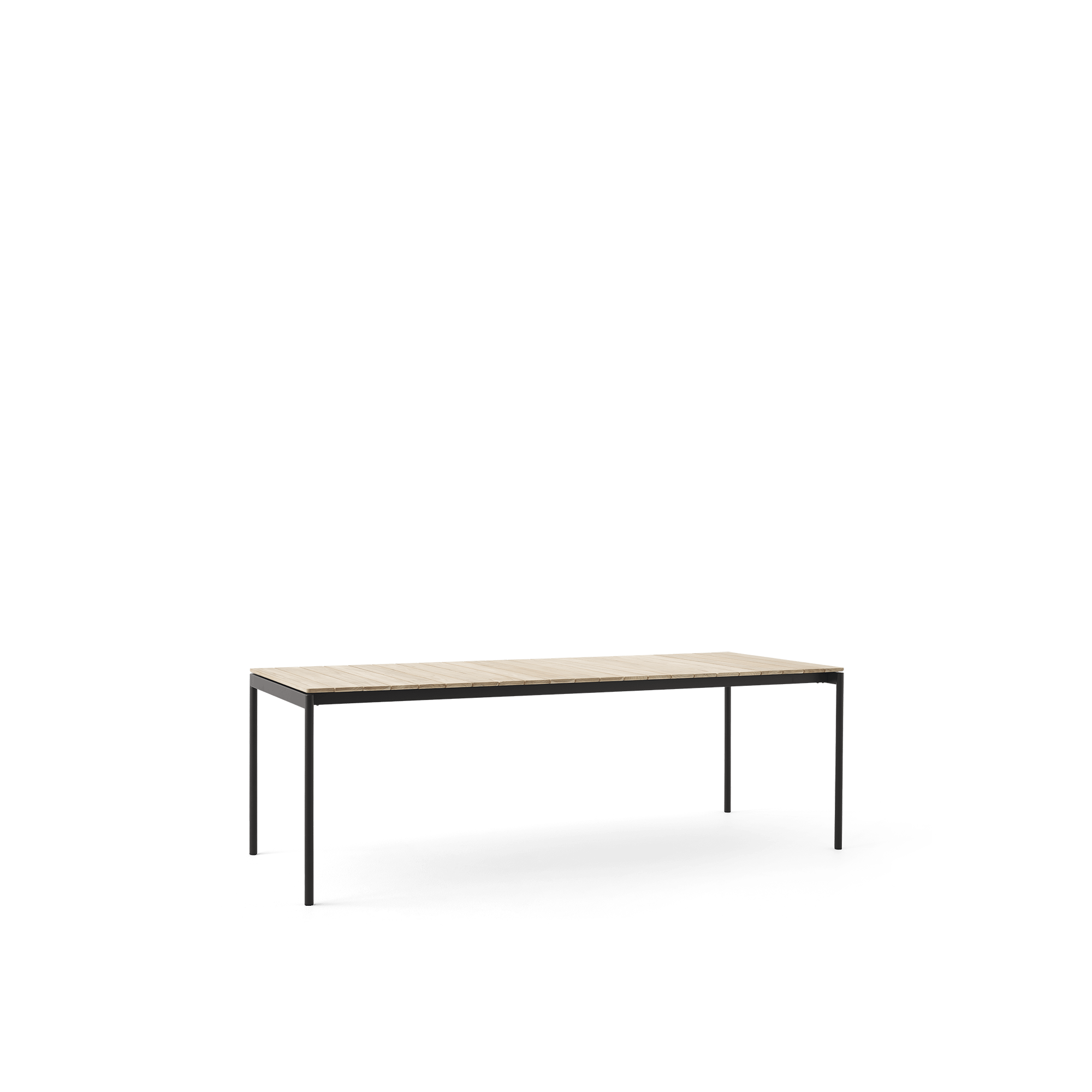 &Tradition Tavolo da Giardino Ville AV26 Grande 220x90 cm Nero