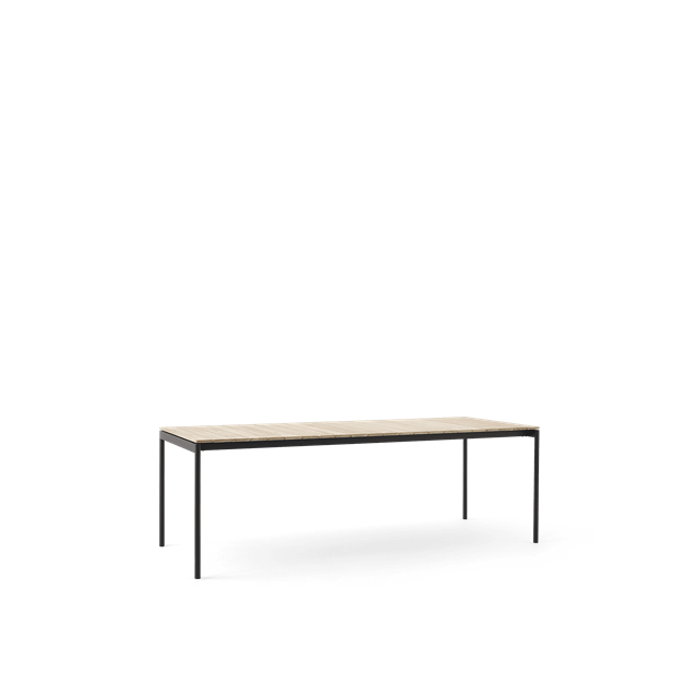 &Tradition Ville AV26 Buiteneettafel Groot 220x90 Warm Zwart