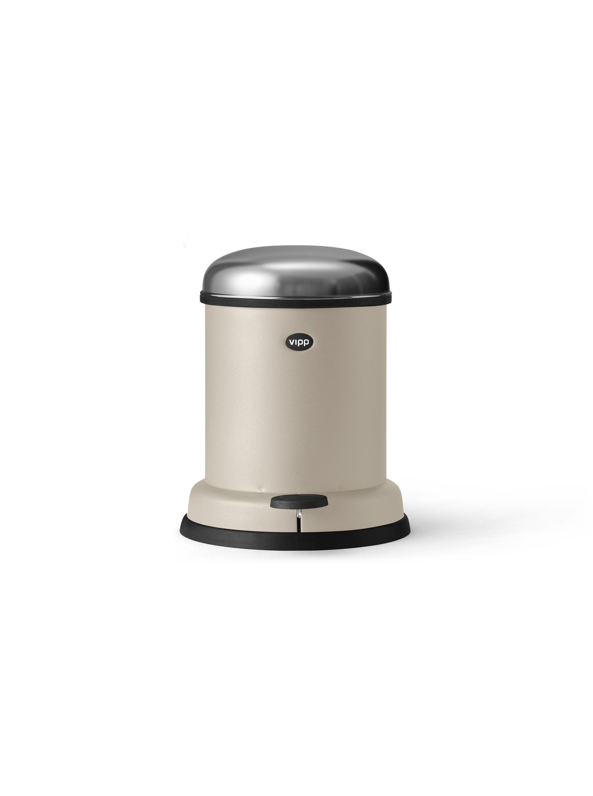 Vipp 14 Pedal bin Beige