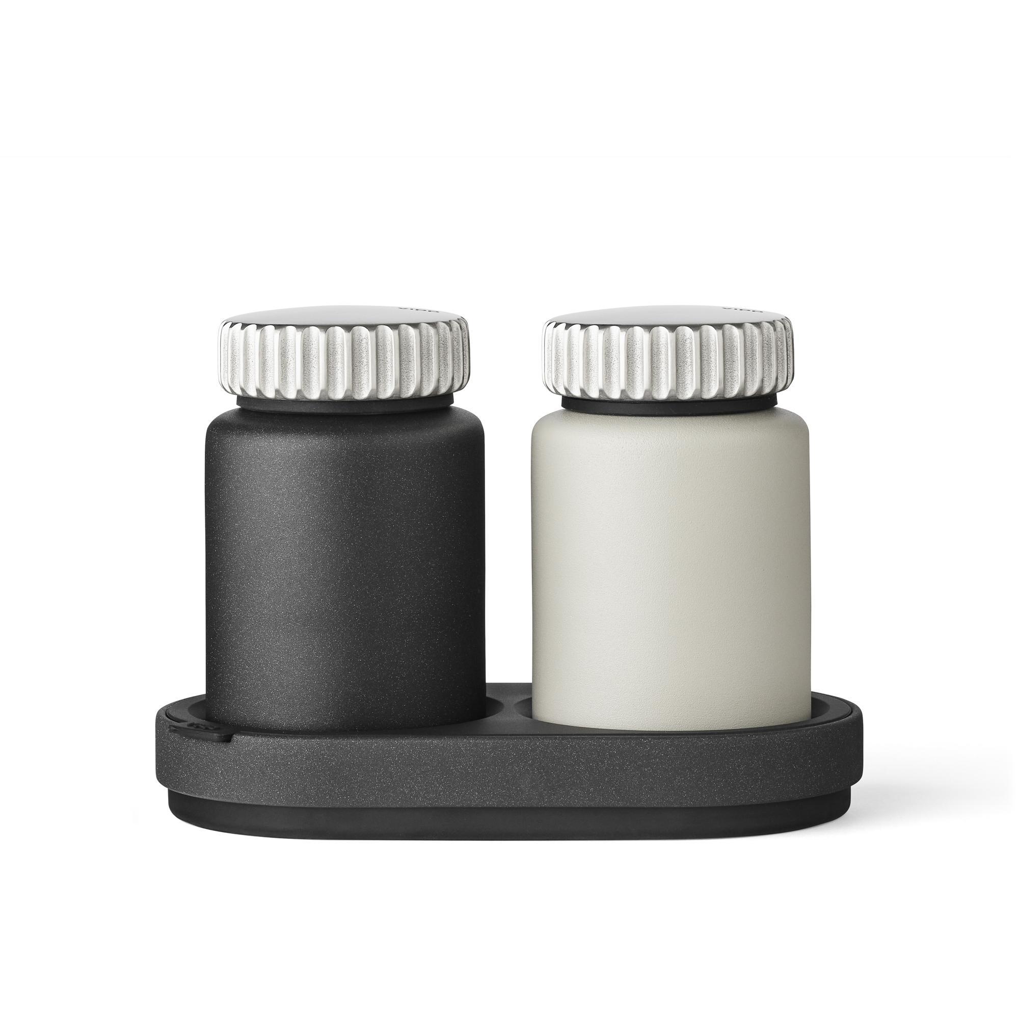 Vipp 263 Salt and Pepper Set Gray/ Black