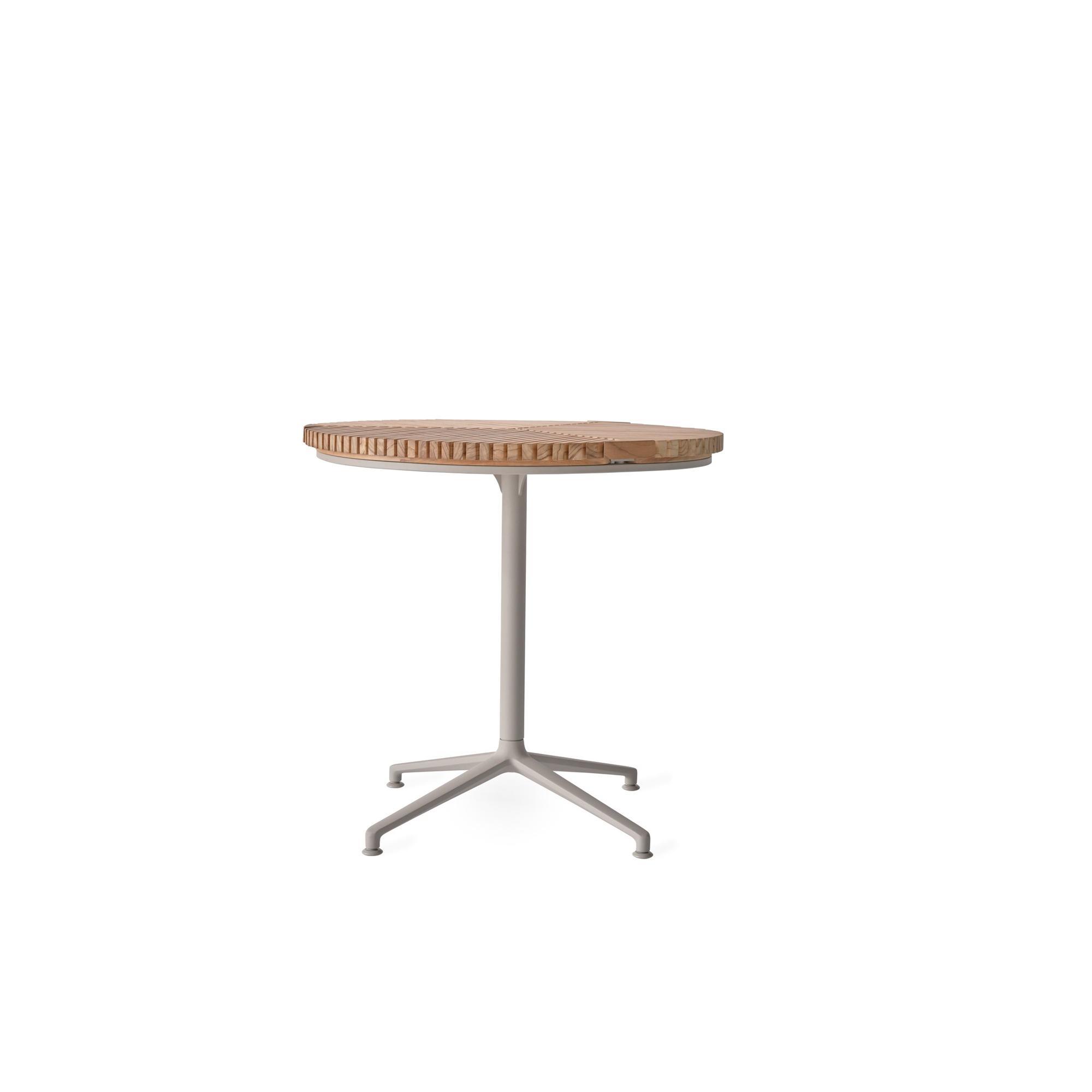 Vipp 717 Openlucht Cafétafel Licht Grijs/ Aluminium