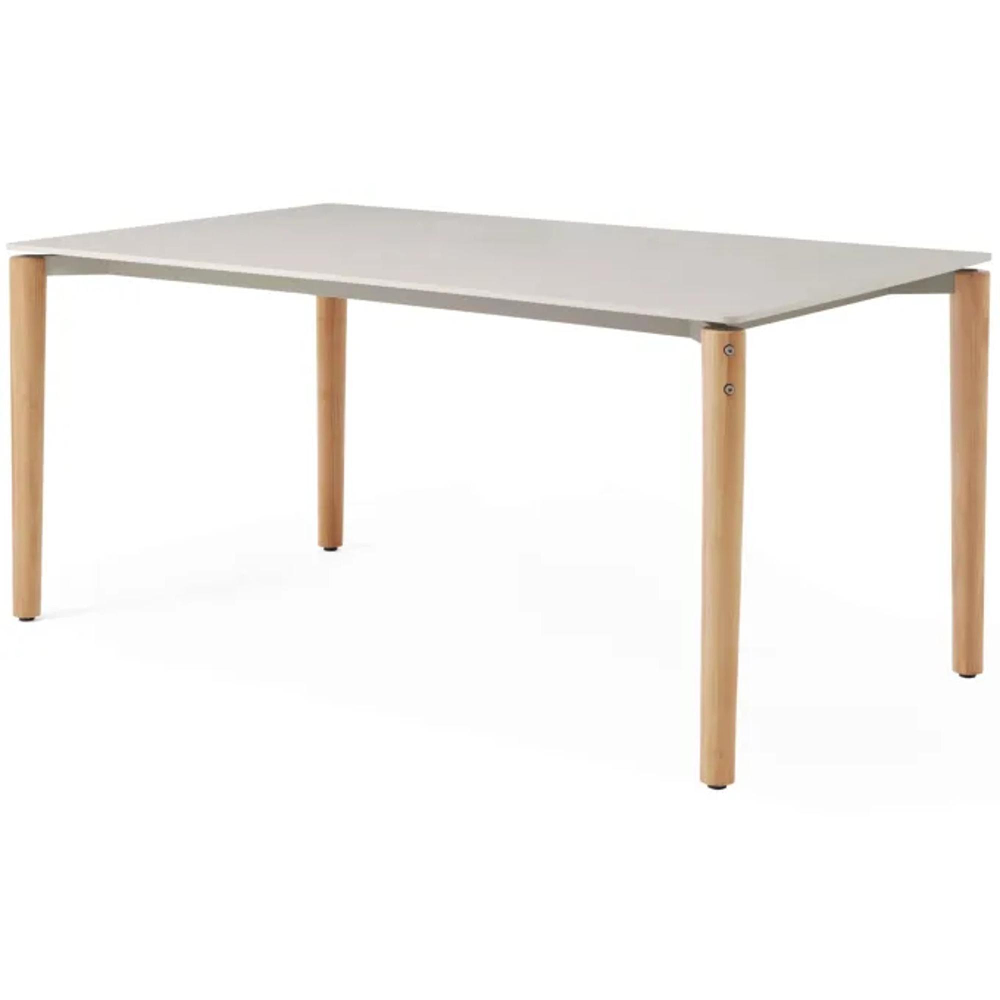 Vipp718 Openlucht Eettafel 157 cm Keramiek/eiken