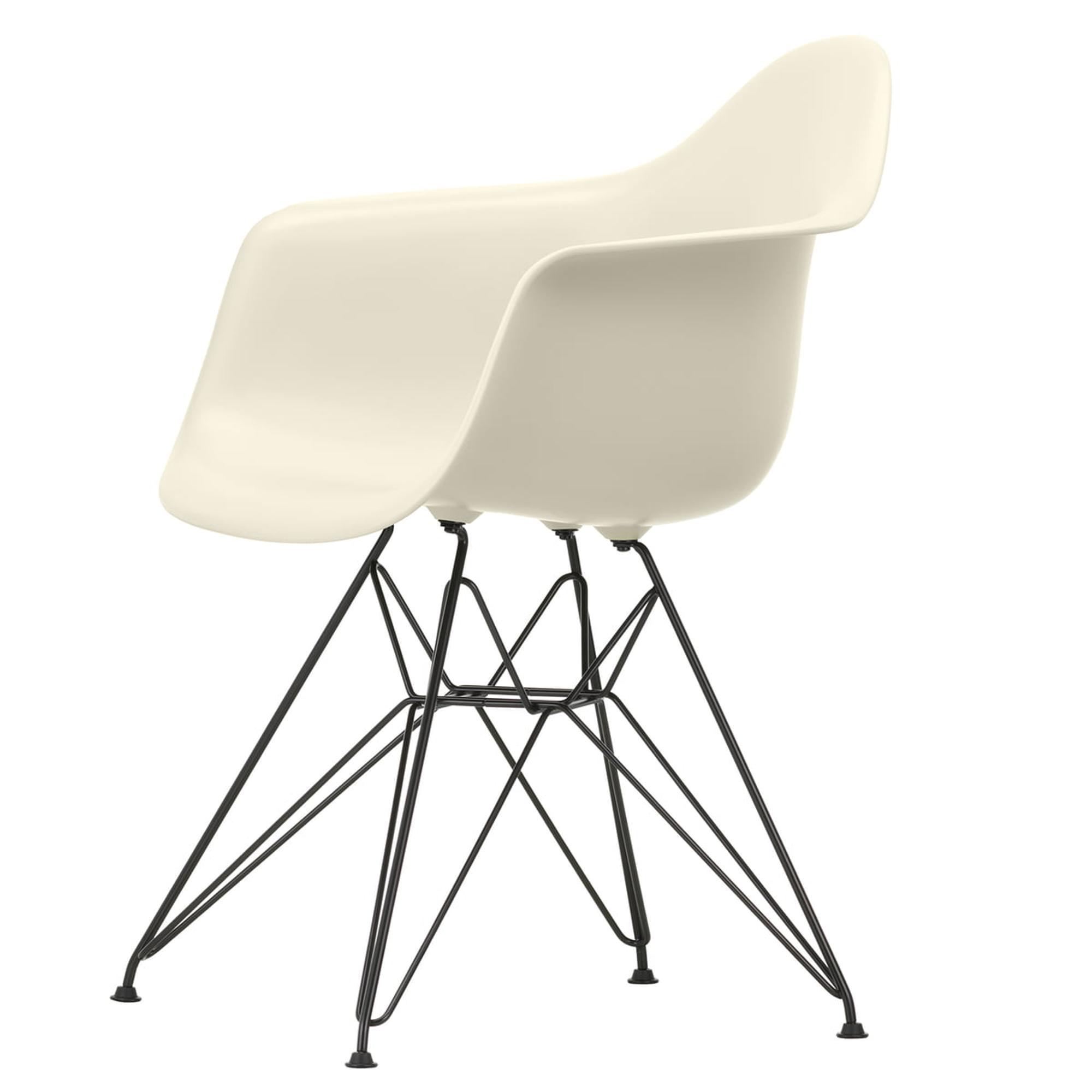 Vitra Eames Plast DAR Matstol RE Pebble/ Svart