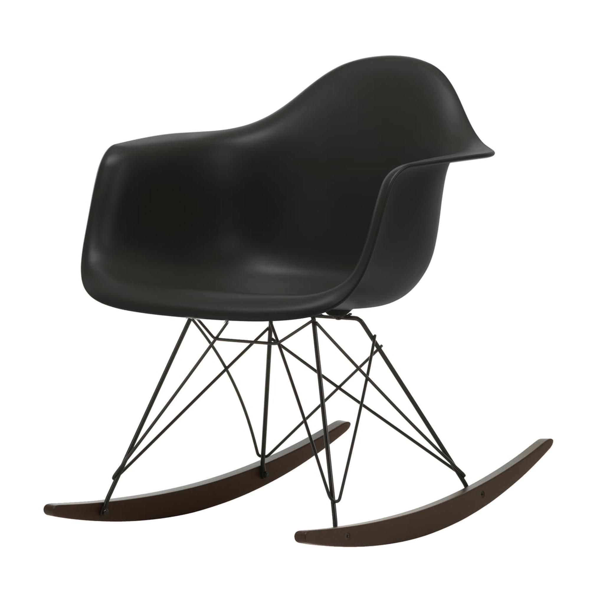 Vitra Eames Plastic RAR Armchair Deep Black/ Dark Maple