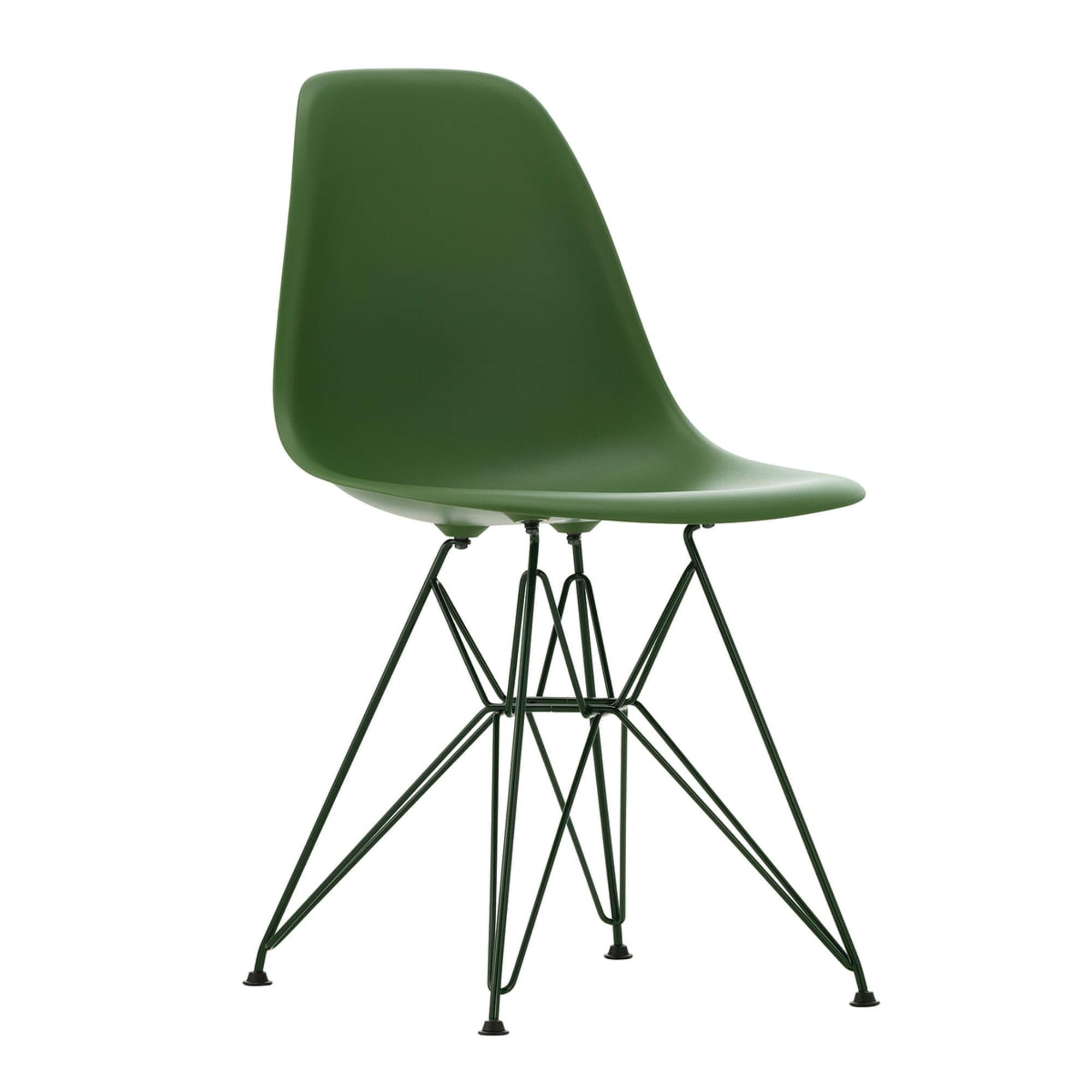 Vitra Eames Plastic RE DSR Spisebordsstol Forest/Dark Green